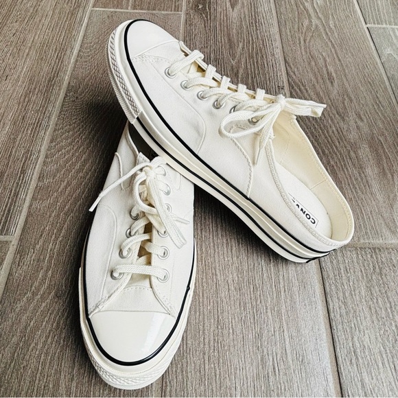 Converse Chuck Taylor unisex Slip On White New Sneakers size M 10.5 W 12.5 - Picture 15 of 16